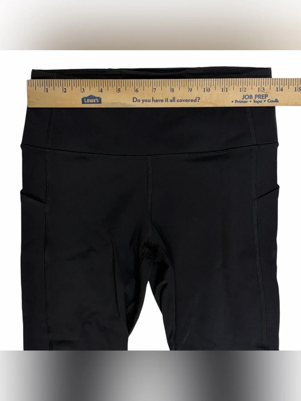 Lululemon Leggings Women 6 Black Pace Rival High-Rise Crop 22